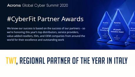 TWT_Acronis partner of the year 2020
