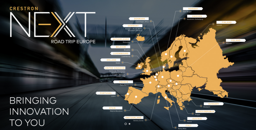 NETGEAR CRESTRON Next Road Trip in Europa