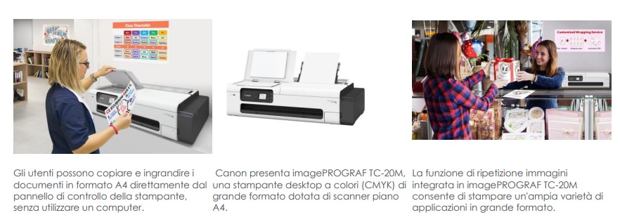 Canon presenta imagePROGRAF TC-20M
