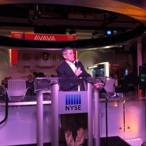 Avaya CEO at NYSE