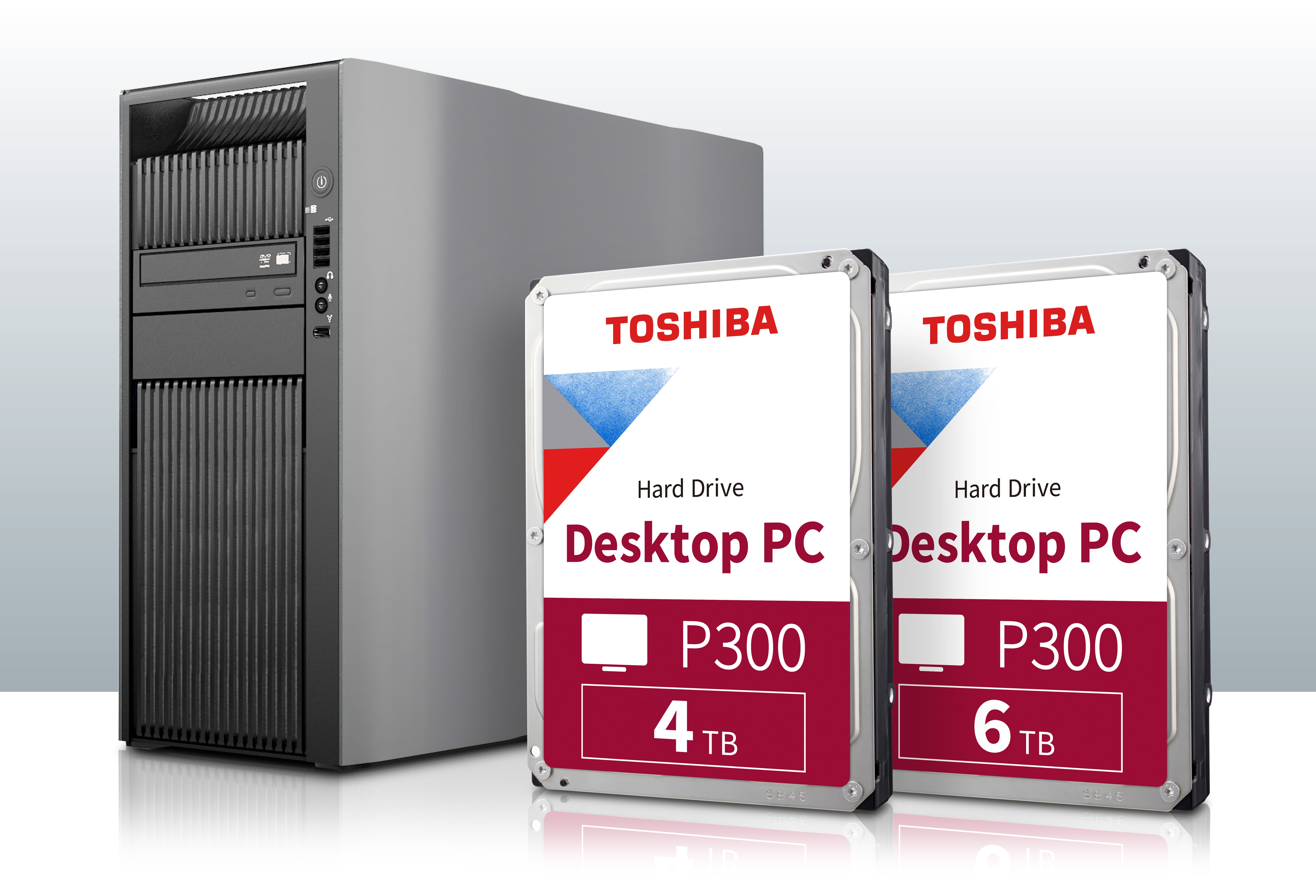 Toshiba amplia la capacità di archiviazione della serie P300 Desktop PC
