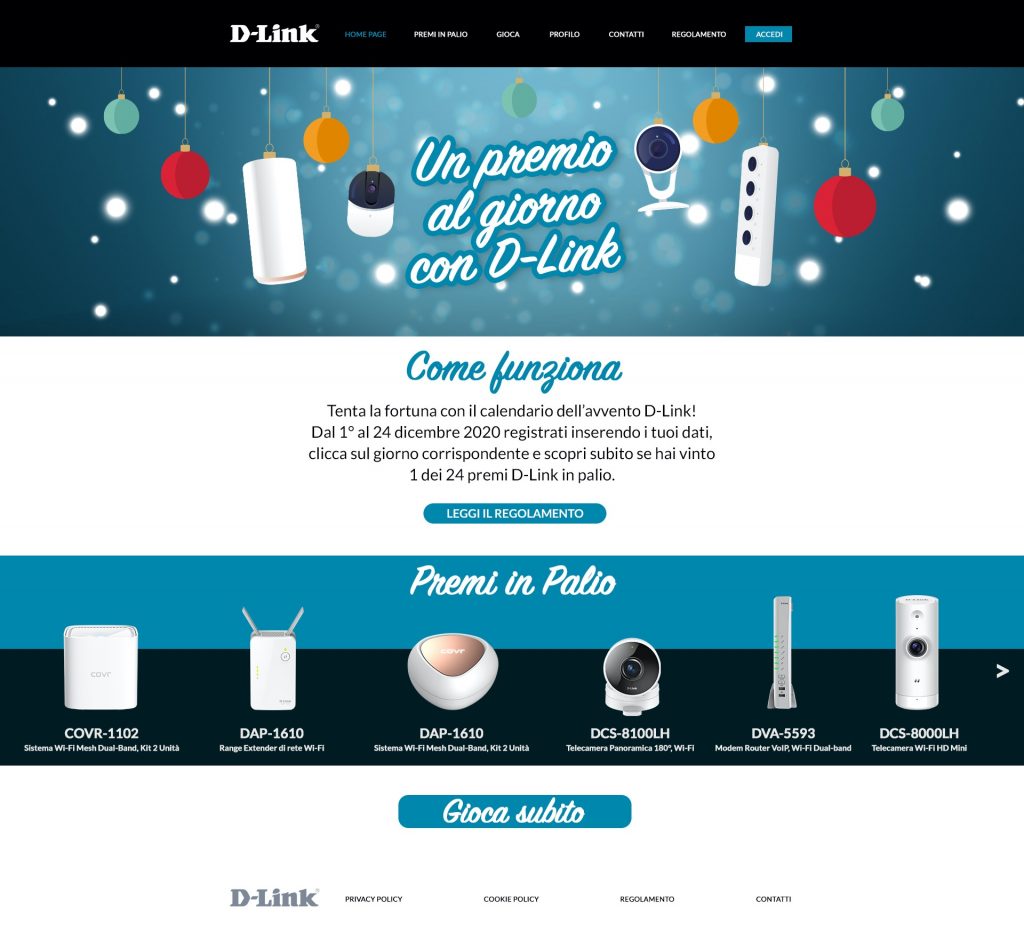 Con D-Link un premio smart al giorno fino a Natale
