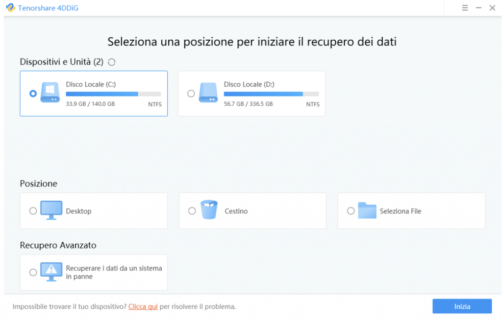 recuperare file cancellati dal cestino