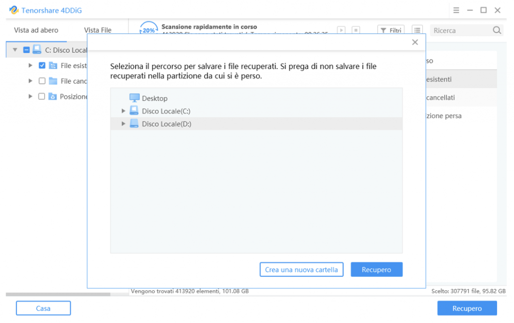 recuperare file cancellati dal cestino