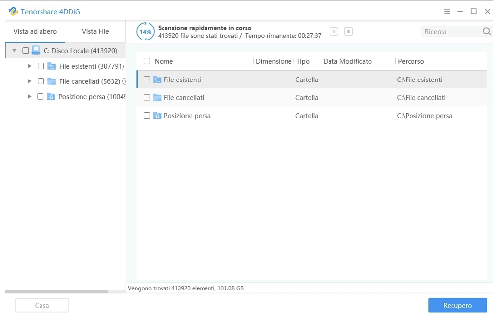 Recuperare Foto Cancellate da Windows e Mac Tenorshare