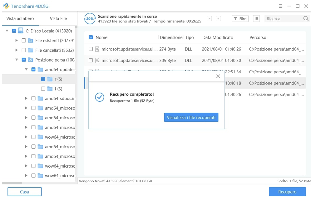 Recuperare Foto Cancellate da Windows e Mac Tenorshare
