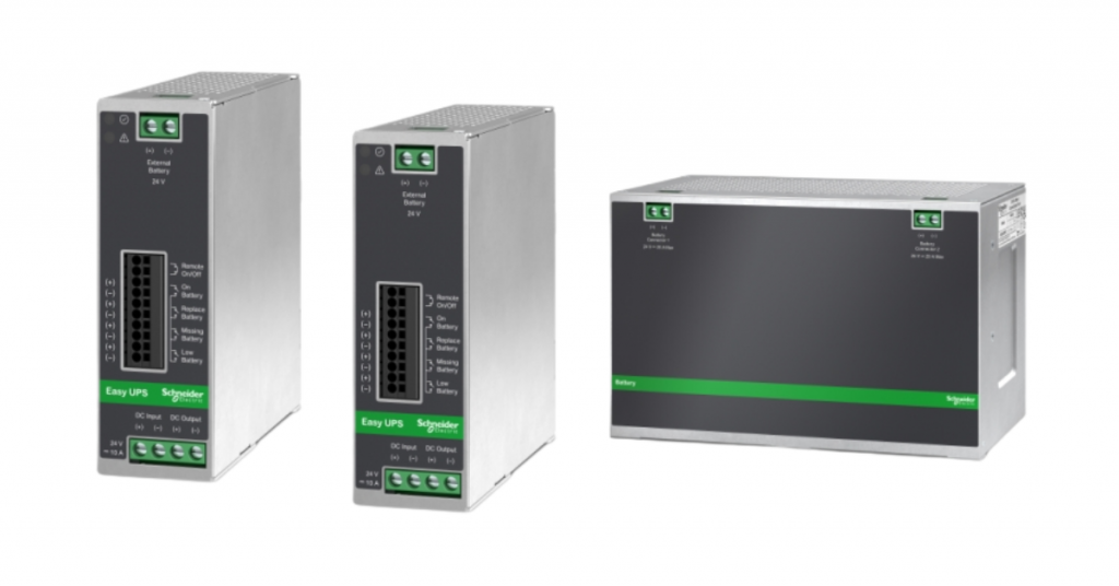 Schneider Electric presenta l'Industrial UPS Easy UPS 24V DC DIN Rail