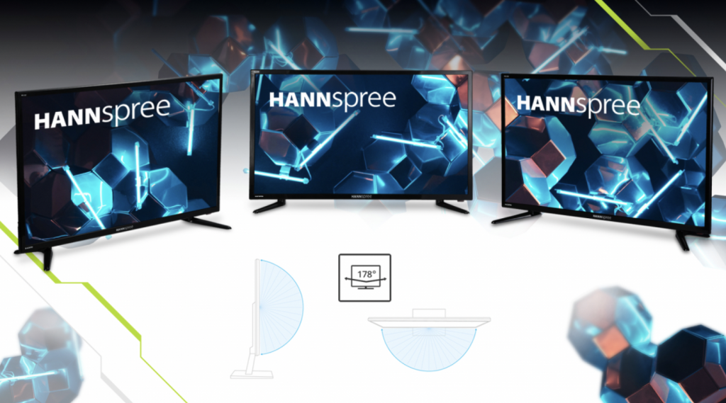 HANNspree: nuovi display di grande formato per una riproduzione instantanea