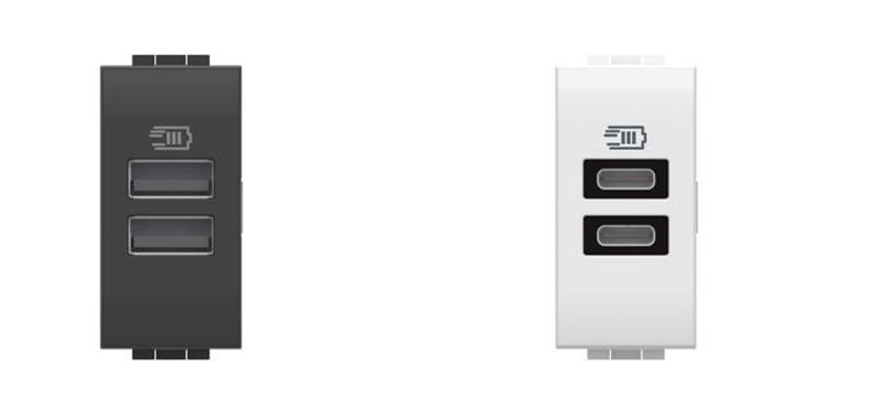 BTicino presenta la nuova gamma di caricatori USB