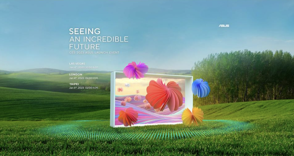 ASUS: evento virtuale 'Seeing An Incredible Future' al CES 2023