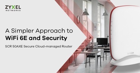 router Wi-Fi 6E-Zyxel-SCR 50AXE