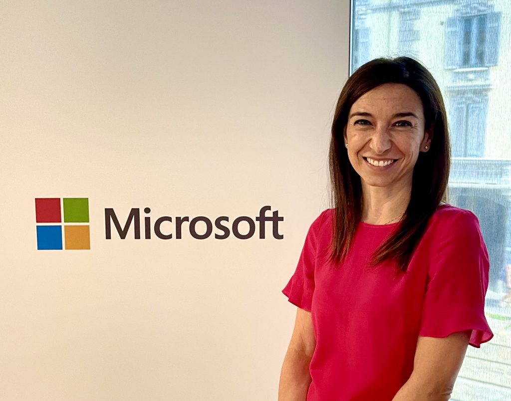 Sara Anselmi, capo della Divisione Global Partner Solutions di Microsoft Italia