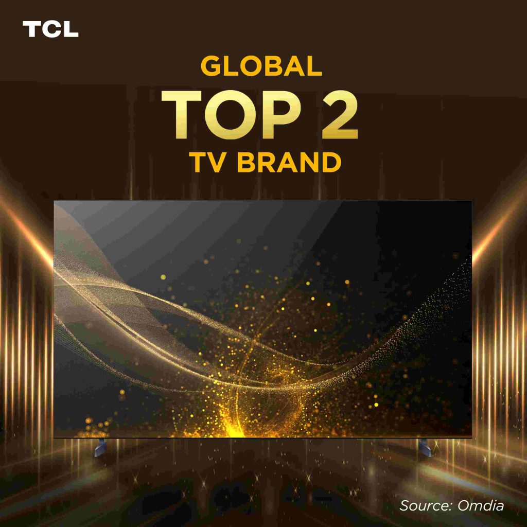 TCL ancora sul podio dei migliori brand TV TCL