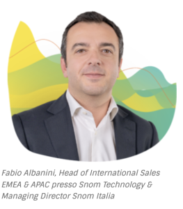 Fabio Albanini, Head of International Sales EMEA & APAC presso Snom Technology & Managing Director Snom Italia
