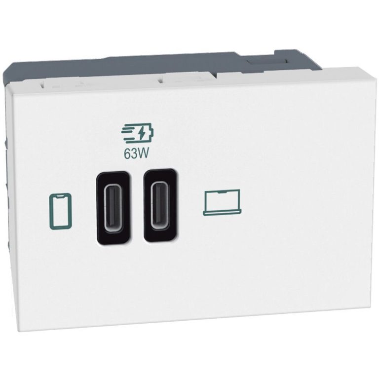 2 Prese USB C Da Auto 65W PD | Caricabatterie Rapido Per Laptop, 12V, Impermeabile Per Barca E Camper