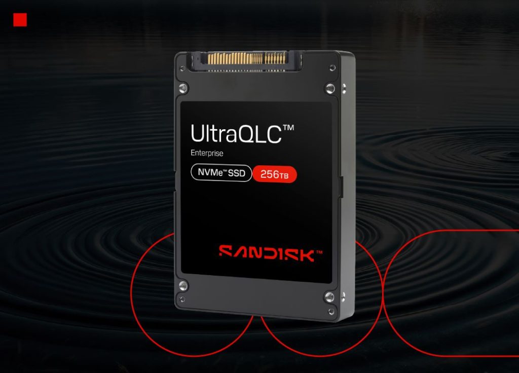 Sandisk presenta il nuovo SSD enterprise su piattaforma UltraQLC sandisk