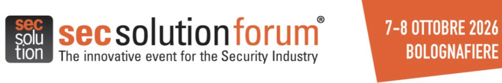 secsolutionforum 2026 sbarca a Bologna insieme a Urban Tech secsolutionforum 2026