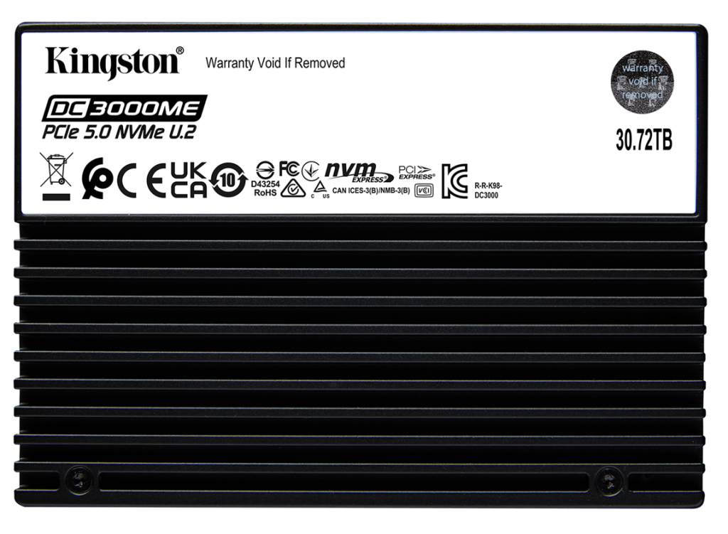 Kingston DC3000ME Gen5 U.2 NVMe SSD