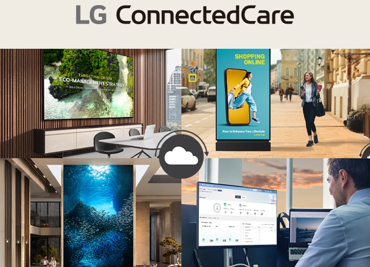 LG ConnectedCare: la piattaforma cloud per la gestione evoluta dei display professionali LG CONNECTEDCARE